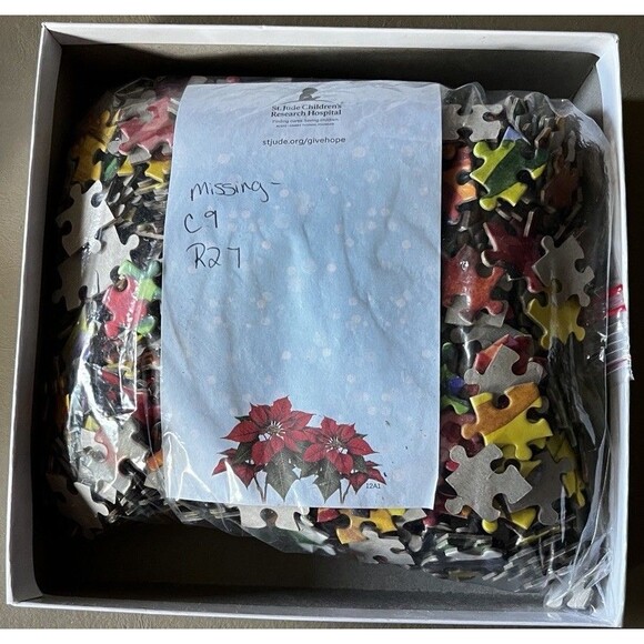 Garden Friends 1,000 Piece Jigsaw Puzzle Big Ben 27”x20” Used Missing C9 & R27 - Picture 9 of 9